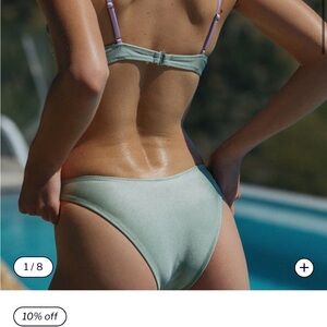 NWT Lola Green Bikini Bottom